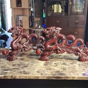 Red Dragon Figurines